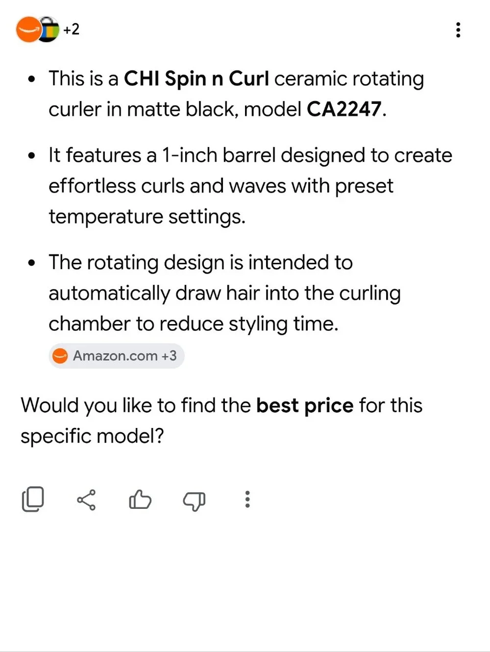 CHI Spin N Curl Rotating Curler